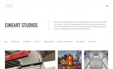 cineartstudios.com.au screenshot