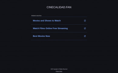 cinecalidad.fan screenshot