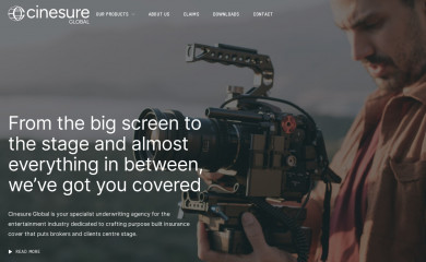 cinesureglobal.com screenshot