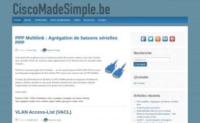 ciscomadesimple.be screenshot