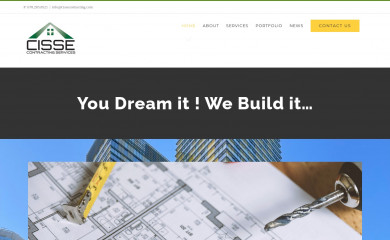 cissecontracting.com screenshot