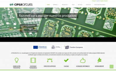 cipsacircuits.com screenshot