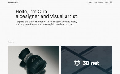 cirocangialosi.com screenshot