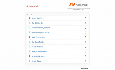 cirohair.co.uk screenshot