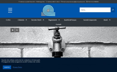 ciraservizioidrico.it screenshot