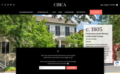 circaoldhouses.com screenshot