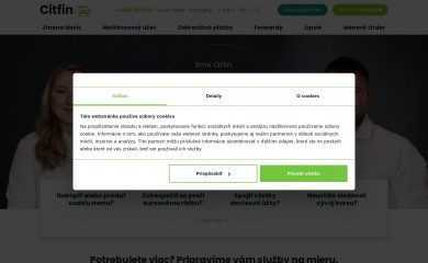 citfin.sk screenshot