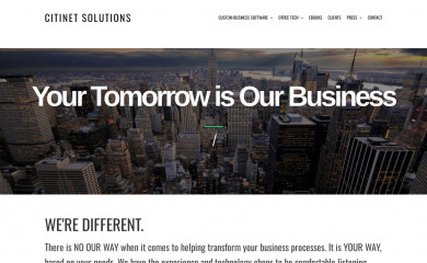 citinetsolutions.com screenshot