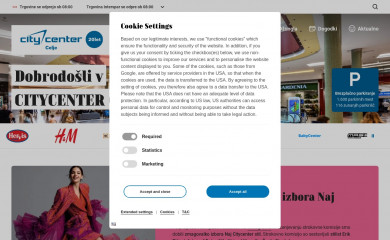 city-center.si screenshot