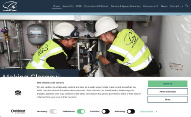 citybuildingglasgow.co.uk screenshot