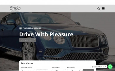 citycarrentals.ca screenshot