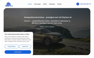 citycars.sk screenshot