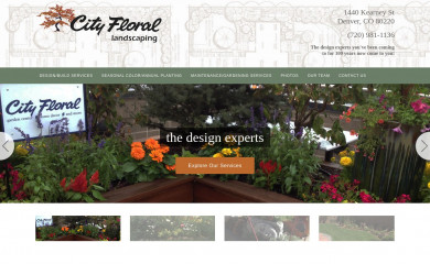 cityflorallandscaping.com screenshot