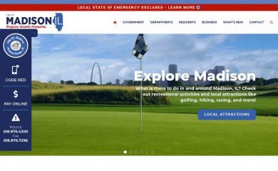 cityofmadisonil.com screenshot