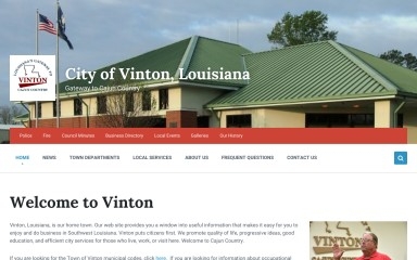cityofvinton.com screenshot