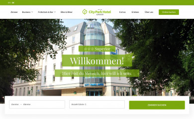citypark-hotel.de screenshot