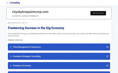 cityskylinepaintcorp.com screenshot