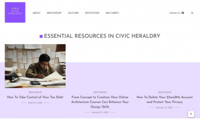 civicheraldry.com screenshot