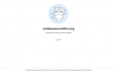 civiliansinconflict.org screenshot