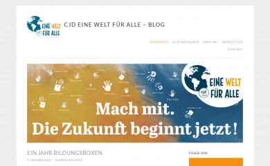 cjdeineweltfueralle.de screenshot