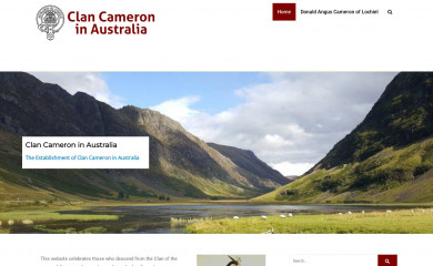 clan-cameron.au screenshot