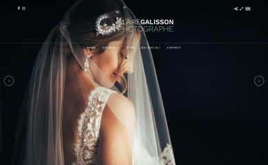 clairegalisson.com screenshot