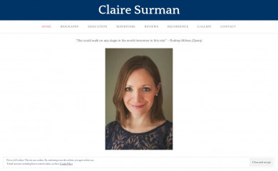clairesurman.com screenshot