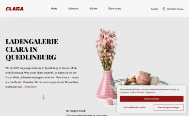 clara-quedlinburg.de screenshot