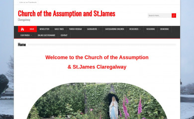claregalwayparish.ie screenshot