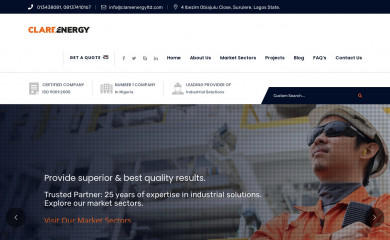 clareenergyltd.com screenshot