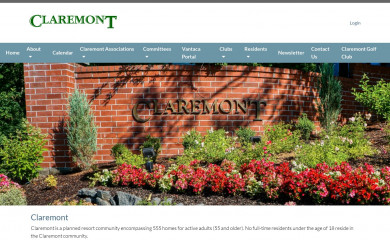 claremontcivic.com screenshot