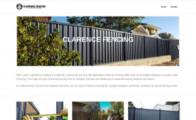 clarencefencing.com.au screenshot