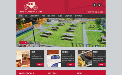 clarenceinn.co.uk screenshot