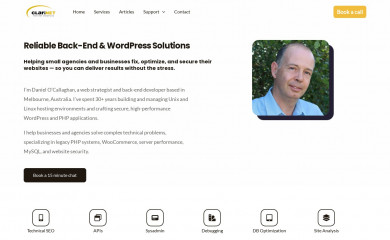 clari.net.au screenshot
