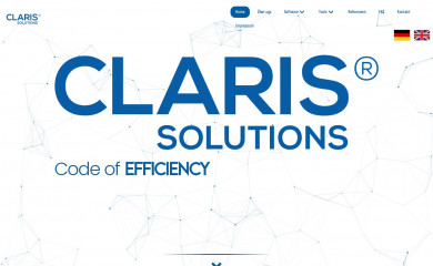 claris-solutions.de screenshot