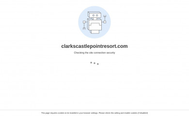 clarkscastlepointresort.com screenshot