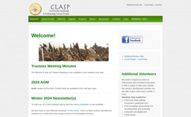 claspweb.org.uk screenshot