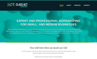 classactbookkeeping.com.au screenshot