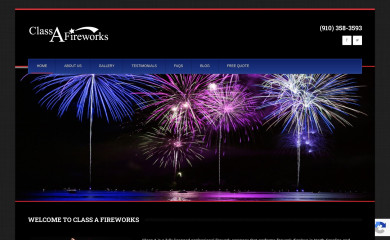classafireworks.com screenshot