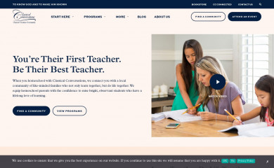 classicalconversations.com screenshot
