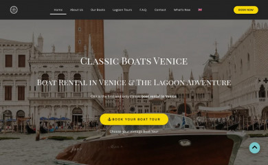 classicboatsvenice.com screenshot