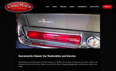 classicmusclecustoms.com screenshot