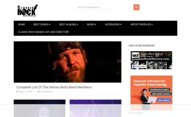 classicrockhistory.com screenshot