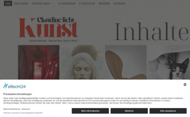 claudineliebtkunst.de screenshot