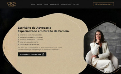 claudiarodarte.adv.br screenshot