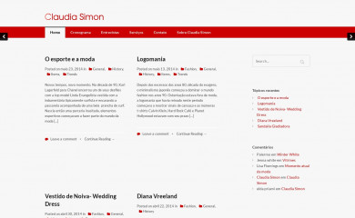 claudiasimon.net screenshot