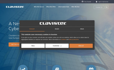 clavister.com screenshot