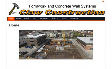 clawconstruction.com.au screenshot