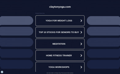claytonyoga.com screenshot