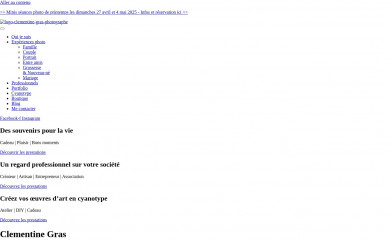 clementinegras.fr screenshot
